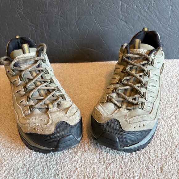 Skechers Sport Men's Hiking Shoes Size 9.5 Tan Leather 4984 - Picture 2 of 10